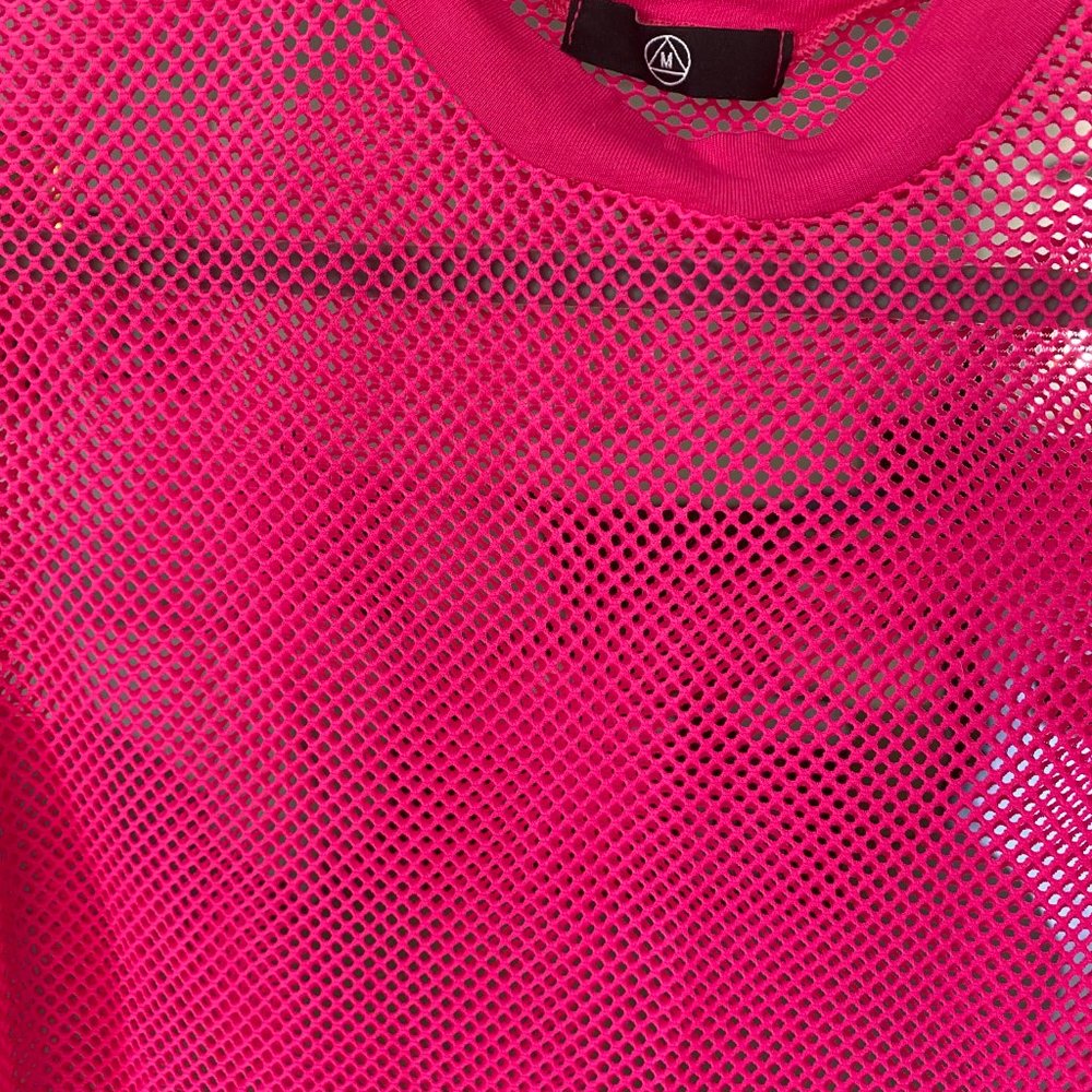 Fishnet Oversized Tee - Picture 2 of 4